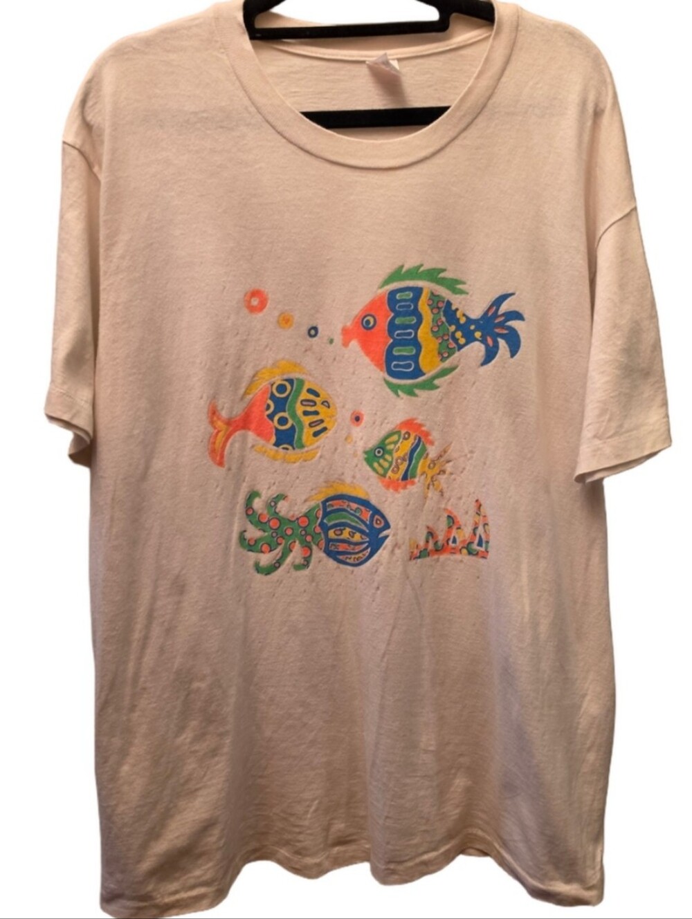 Vintage 80s/90s Tropical Fish Single Stitch T-Shirt – Made in USA